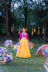 Sher bagh Lehenga Set