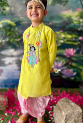 Jhoole mein kanha kurta set