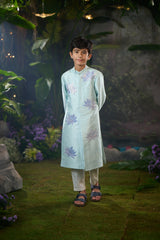 Silver Fern Sherwani Set