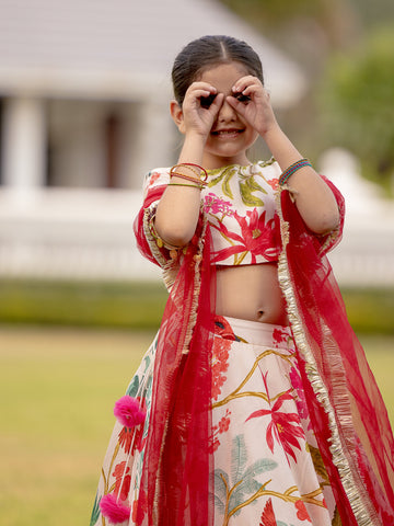 Bagh Lehenga Set