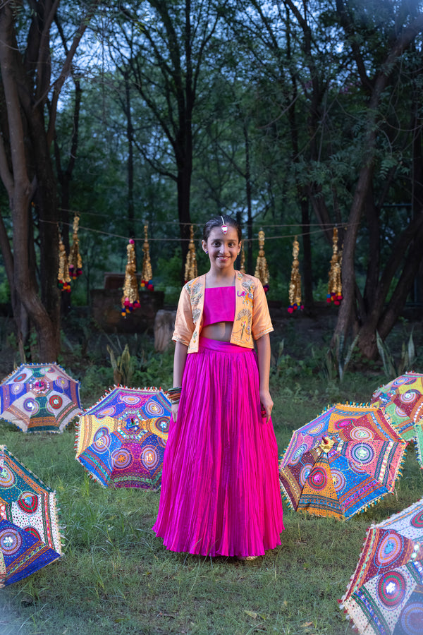 Jungle Mein Mangal Lehenga Set