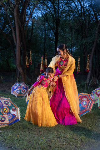 Sher bagh Lehenga Set