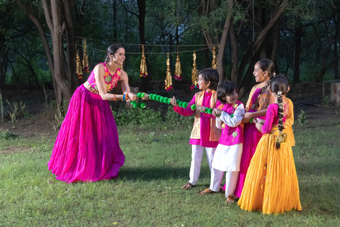 Sher bagh Lehenga Set