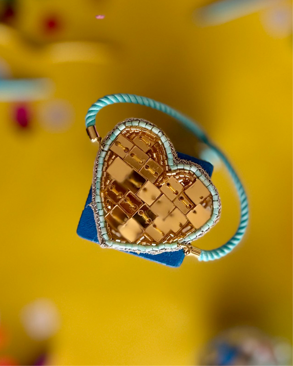 Disco heart Rakhi