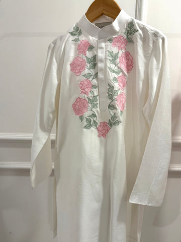 A Rosy Affair Kurta Set