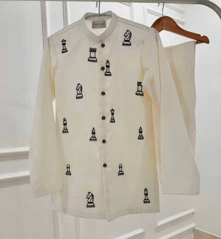 The Checkmate Kurta Set