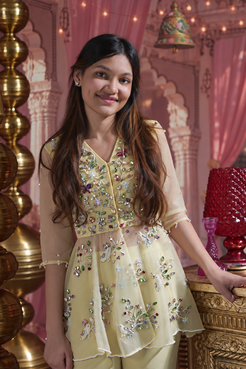 The Royal Garden Peplum set