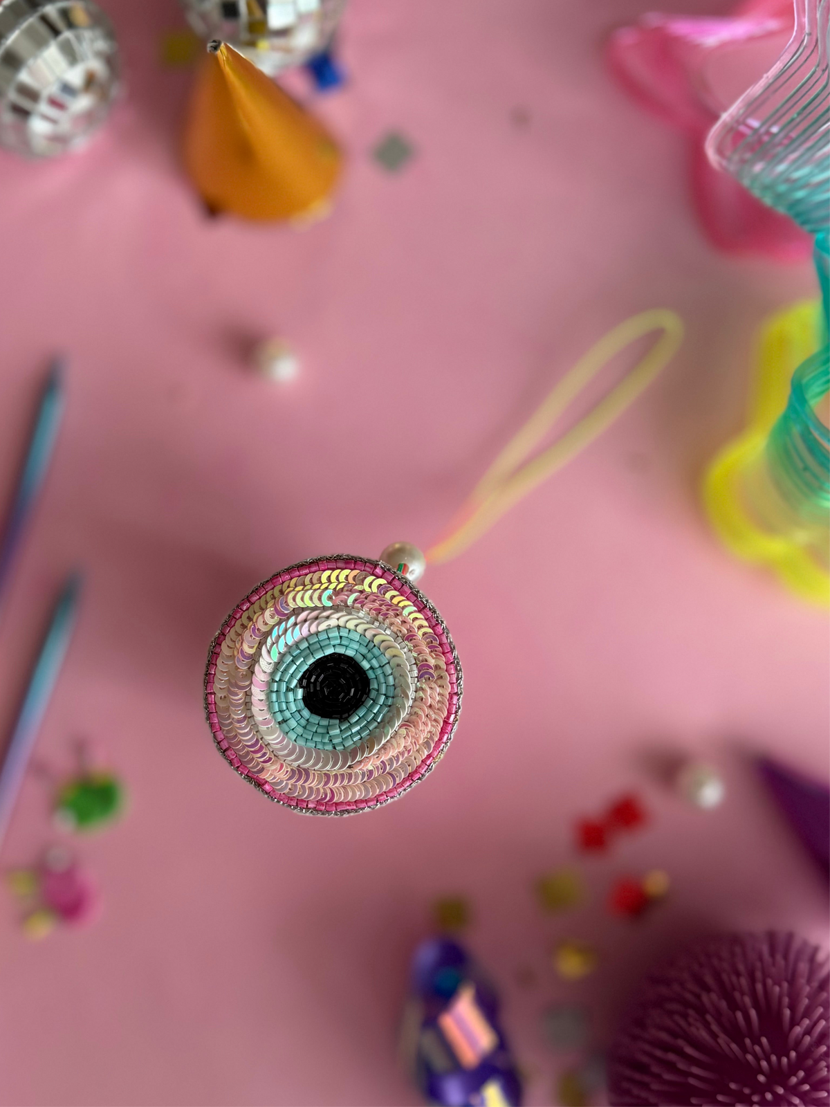 Pretty In pink evil eye Lumba