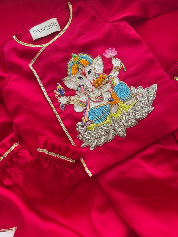 Ganpati Jaamna Set