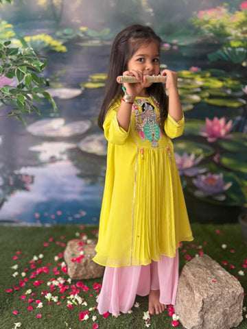 Jhoole mein kanha angrakha set