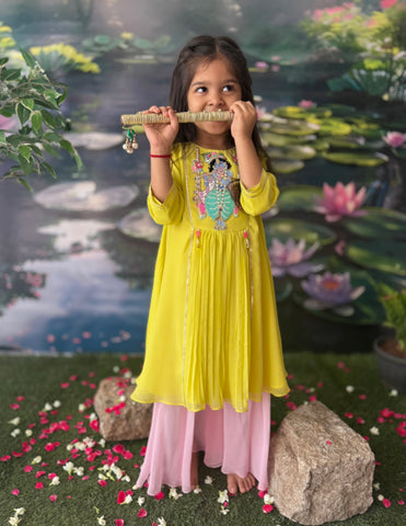 Jhoole mein kanha angrakha set