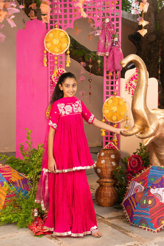 Rajkumari sharara set