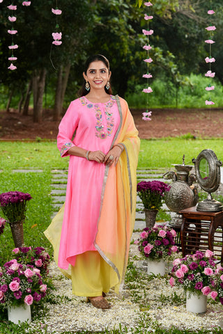 Phool aur Panchhi tunic set (Adult)