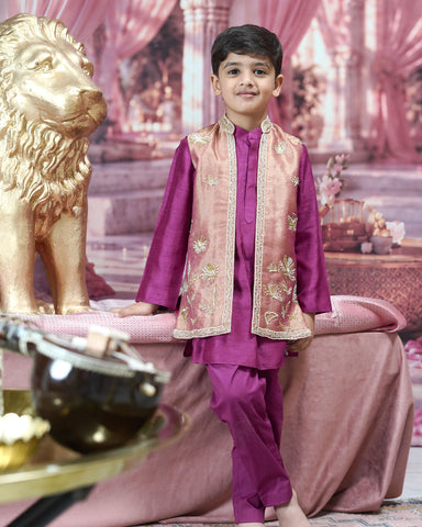 Rajkumar Kurta and Jacket Set