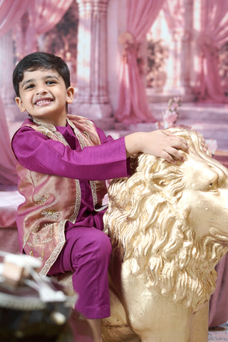 Rajkumar Kurta and Jacket Set