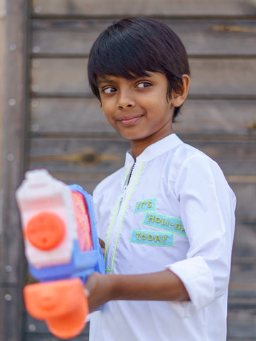 Its Holi-day Today Kurta Set