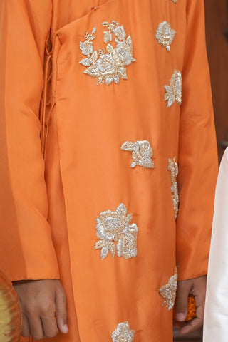 Kesari Gulab Kurta Set