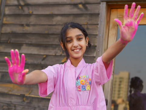 In my Holi era dress