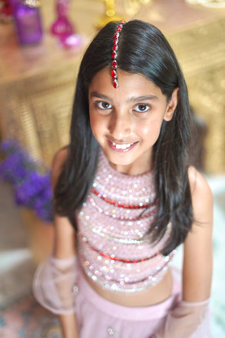 Once Upon a Ruby Lehenga Set