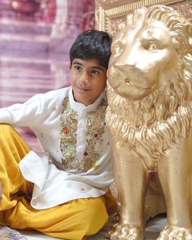 A Princely Garden Kurta Set