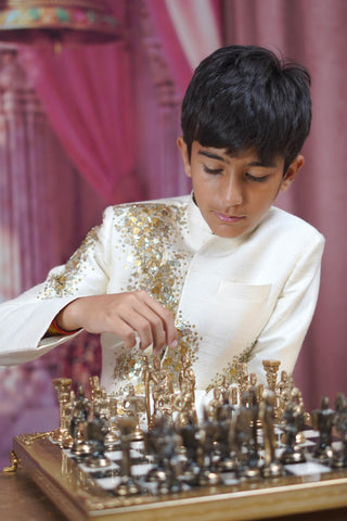 Sunehra Bandhgala with Pants