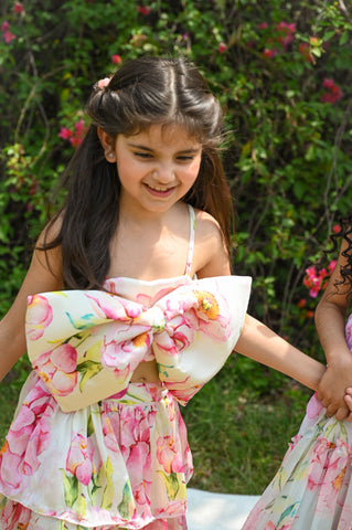 Little Miss Bow Skirt Set