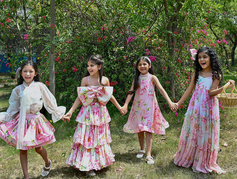 Ring O Roses High Low Dress