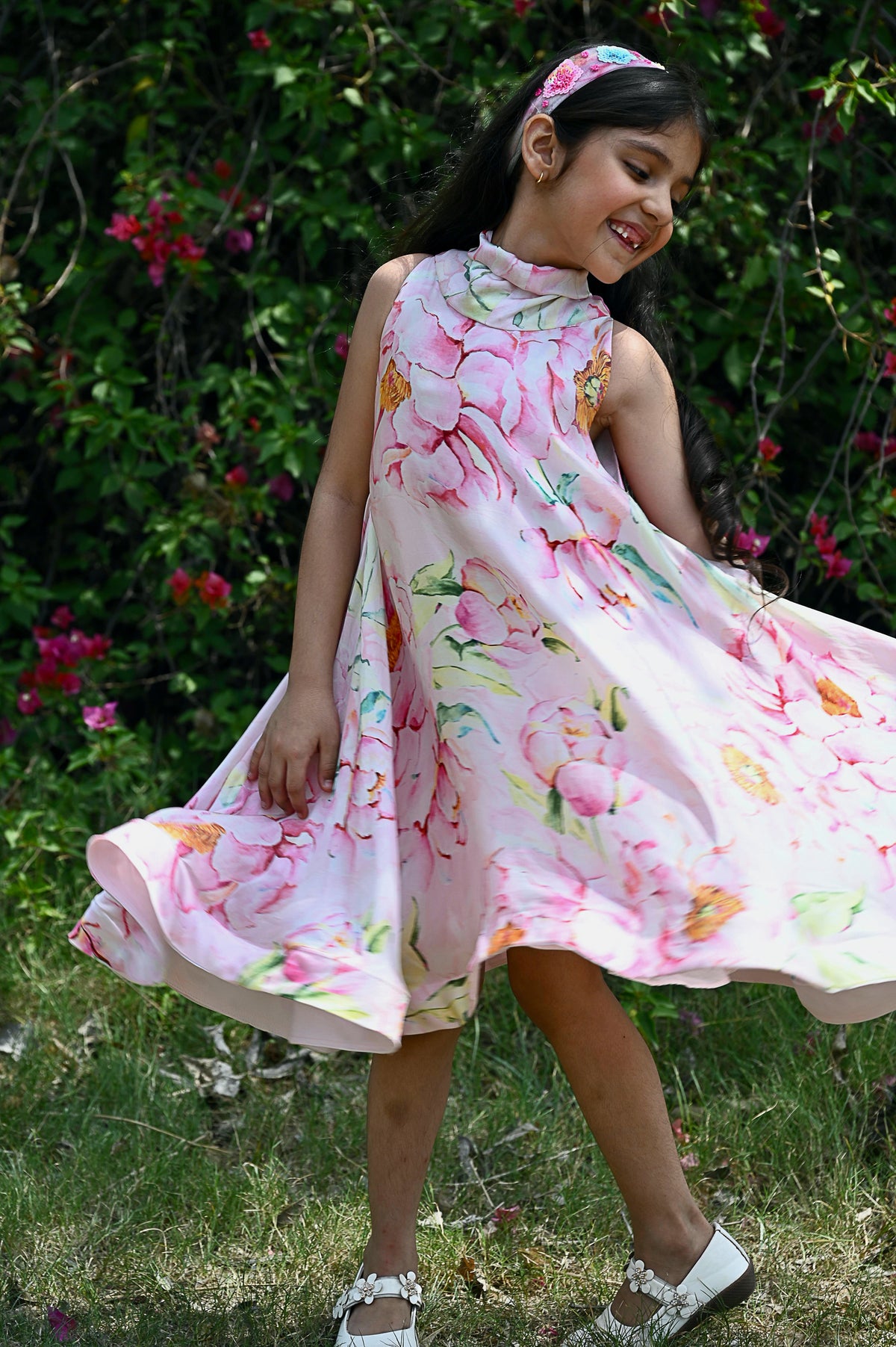 Ring O Roses High Low Dress