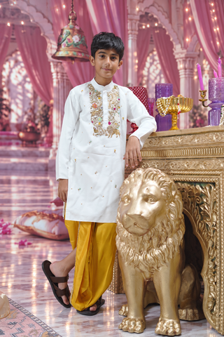 A Princely Garden Kurta Set