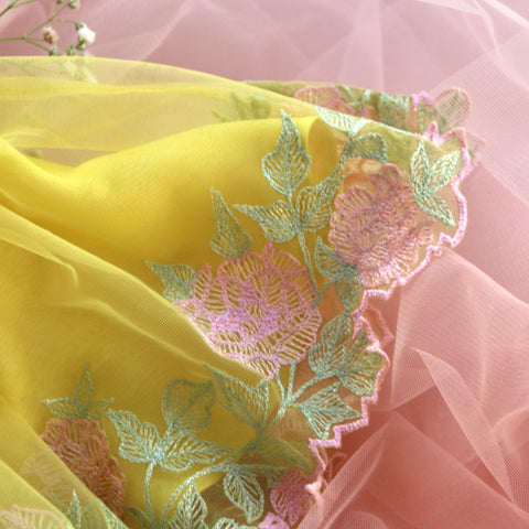 A Rosy Affair (Yellow) Dress