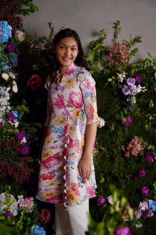 Iris Overlap Tunic Set