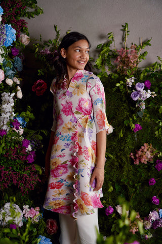 Iris Overlap Tunic Set