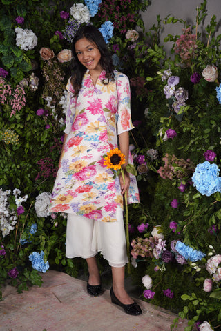 Iris Overlap Tunic Set