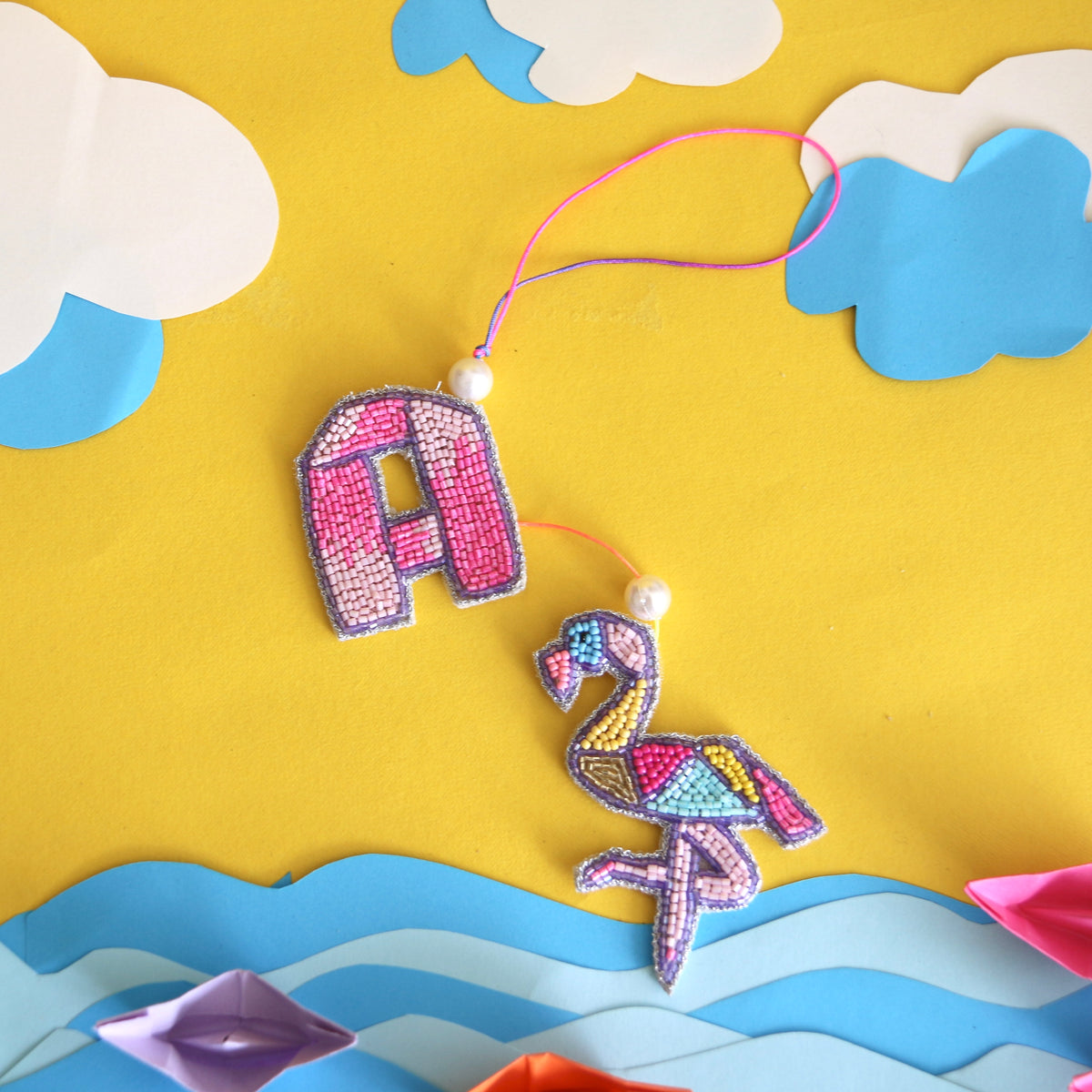 Alphabet Flamingo Lumba