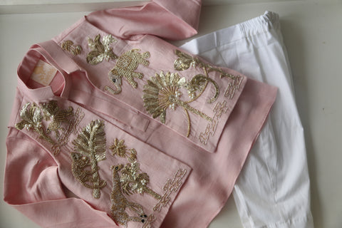 Jungle Mein Mangal Long Bandi Set (Monotone)