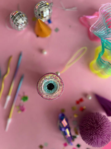 Pretty In pink evil eye Lumba