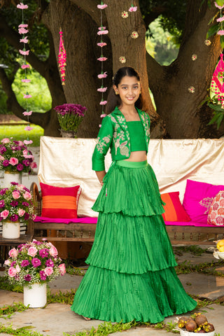 Anaar Bagh jacket lehenga set