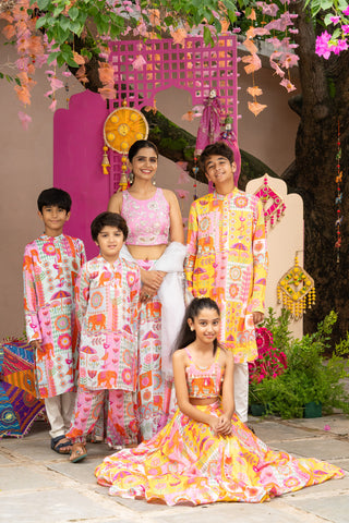 Tyohaar Bagh lehenga set