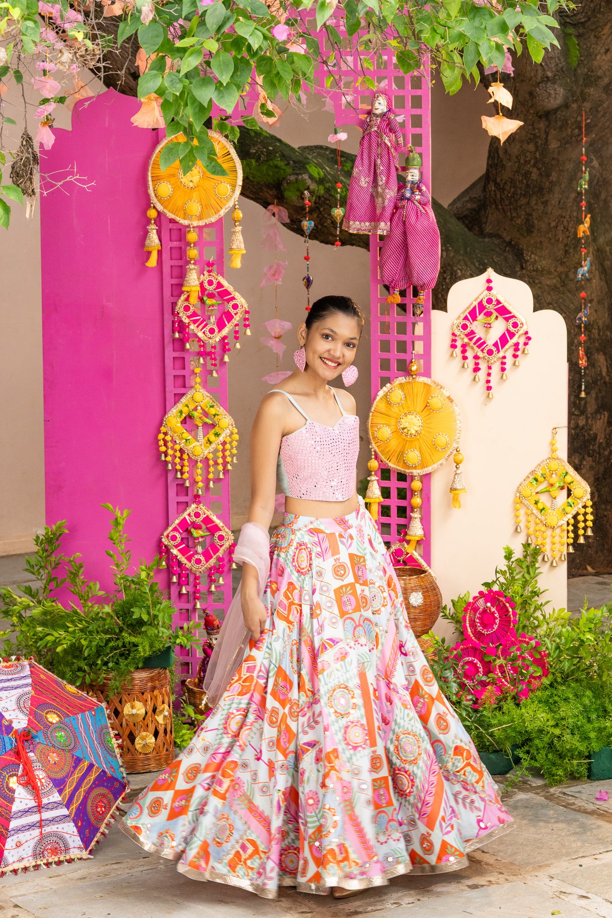 Sheesh Bagh lehenga set