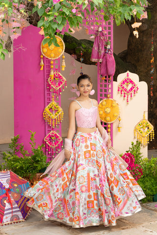 Sheesh Bagh lehenga set