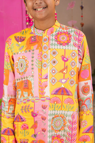 Sheesh Bagh kurta set