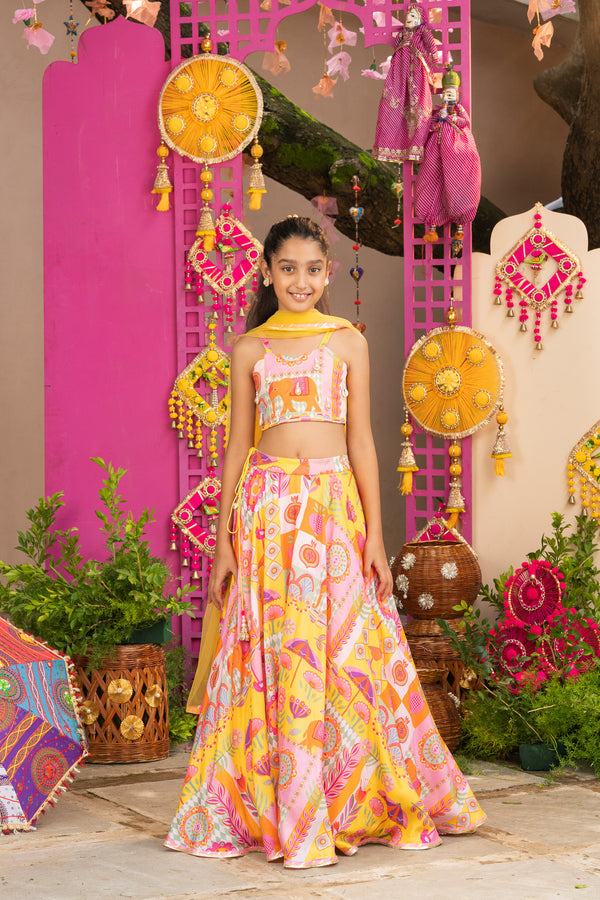 Tyohaar Bagh lehenga set