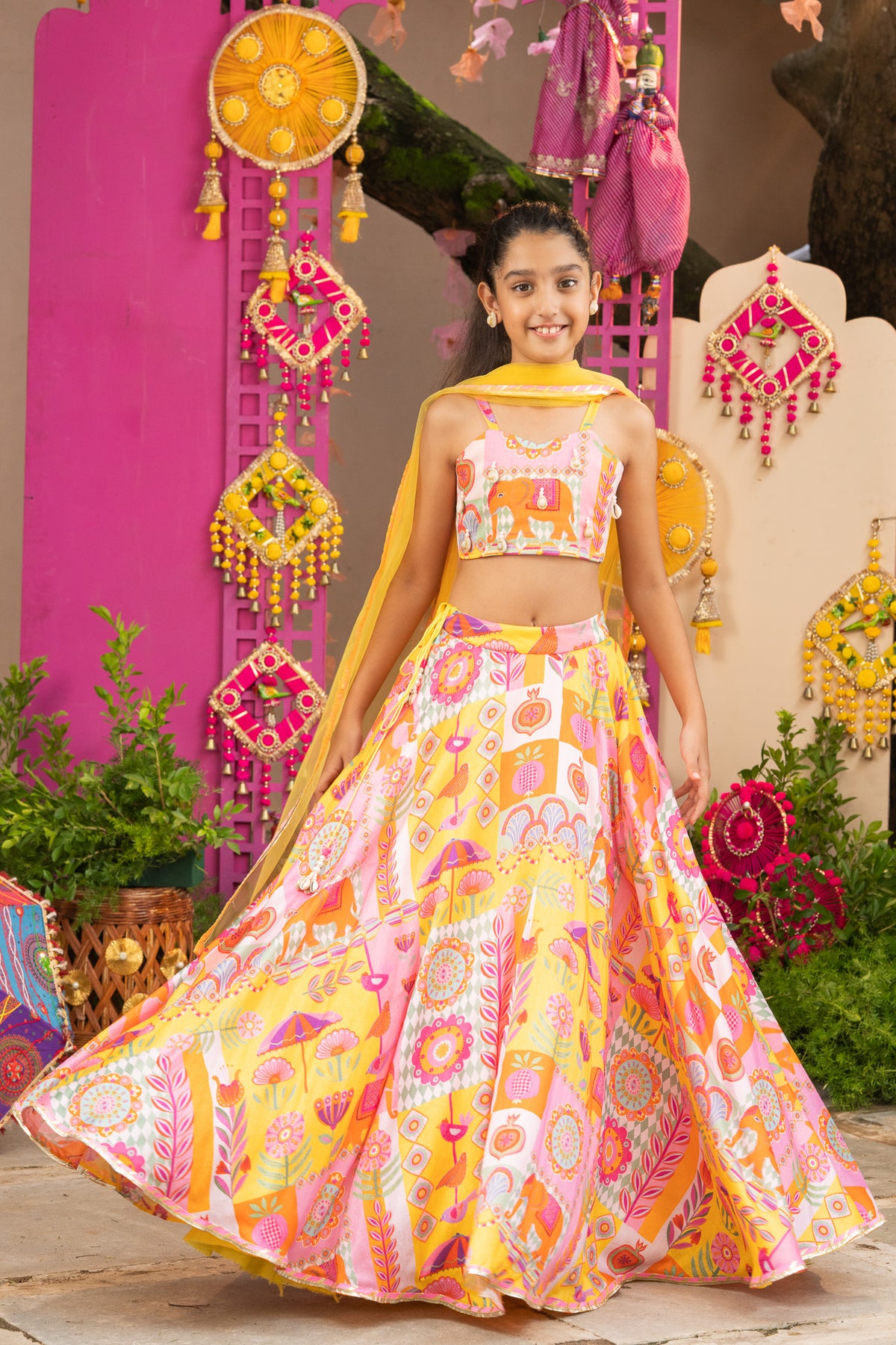 Tyohaar Bagh lehenga set