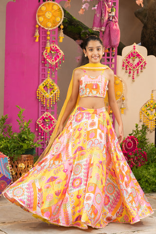 Tyohaar Bagh lehenga set