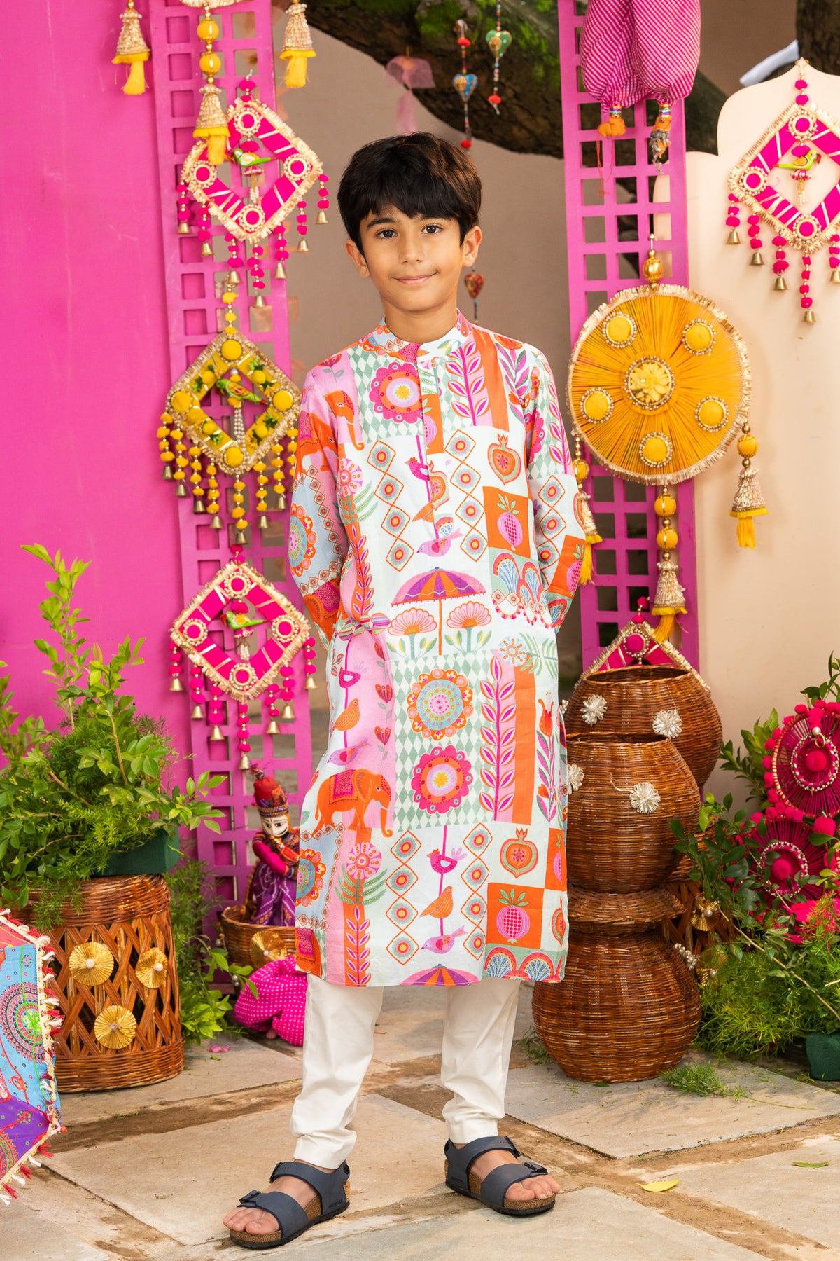 Tyohaar Bagh kurta set