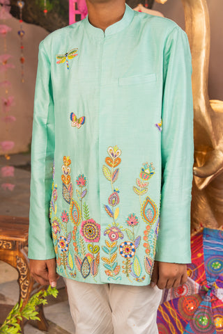 Prem Bagh bandhgala set