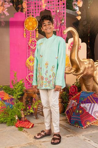 Prem Bagh bandhgala set