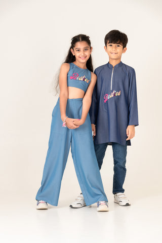 Besties Crop Top & Palazzo Pants