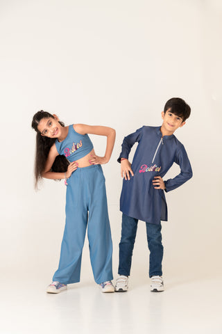 Besties Crop Top & Palazzo Pants