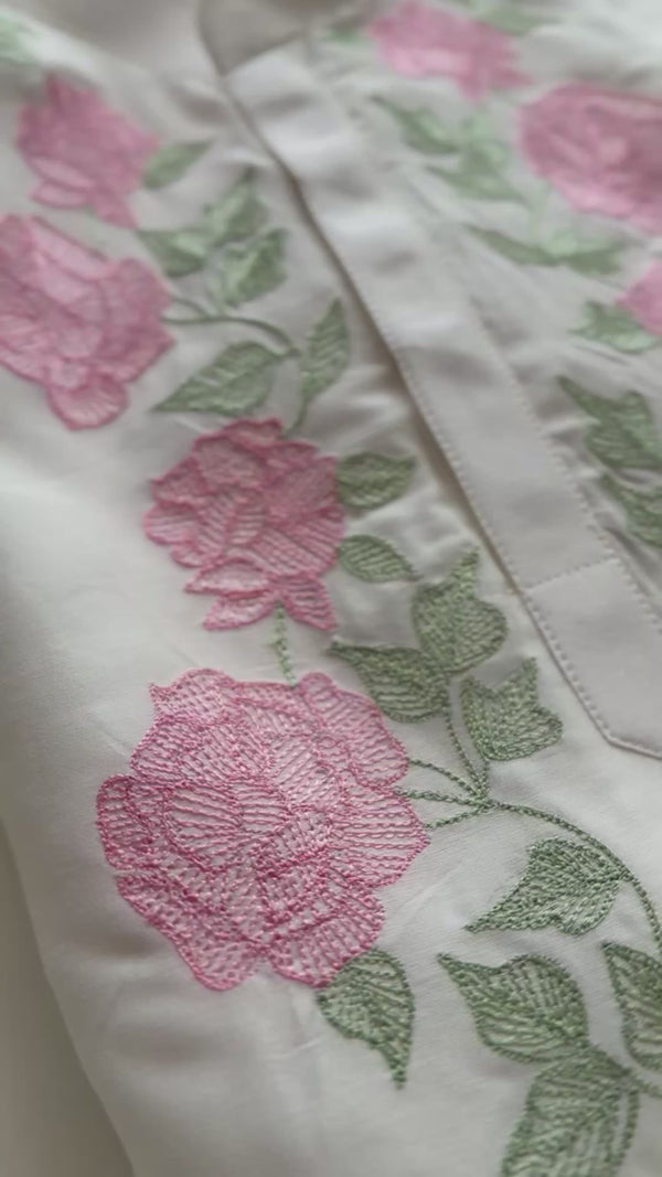 A Rosy Affair Kurta Set